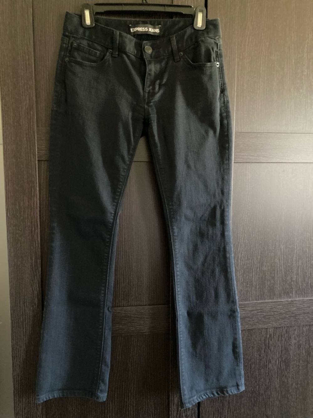 Express Black Barely Boot Jeans